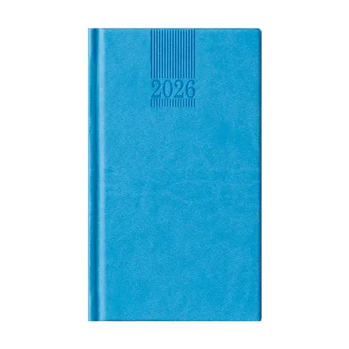 Календар - бележник ПОЛО джобен-светлосин цвят