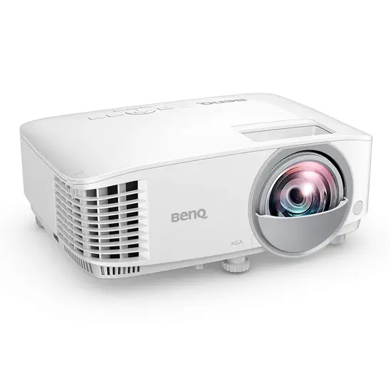 Мултимедиен проектор BenQ MX825STH, Short Throw, 81'@1m, XGA 1024X768, 3500 AL, 20000:1, VGA, RCA, S-Video, 2xHDMI, Audio InOut, Speaker 10W, USB (Type A) x1, LAN (RJ45) x1, 2.6 Kg, IEC62368, Optional interactive kit(PW02PT12)