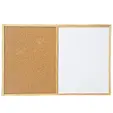 Комбинирана дъска 60х90 см с дървена рамка- две различни страни