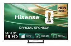 Телевизор Hisense 75" E8S, 4K Ultra HD 3840x2160, ULED, Quantum Dot,144 Hz, HDR 10+, HLG, Dolby Vision, DTS Virtual X, Smart TV, Light Sensor, WiFi Direct, BT, Anyview Cast, 3xHDMI, 2xUSB, LAN, CI+, DVB-T2/C/S2,Singale stand, Black