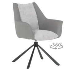 Трапезен стол СТЕЛА- сив цвят