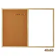 Комбинирана дъска 40х60 см с дървена рамка-снимка отпред