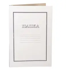 Папка картон с машинка 300 гр бяла