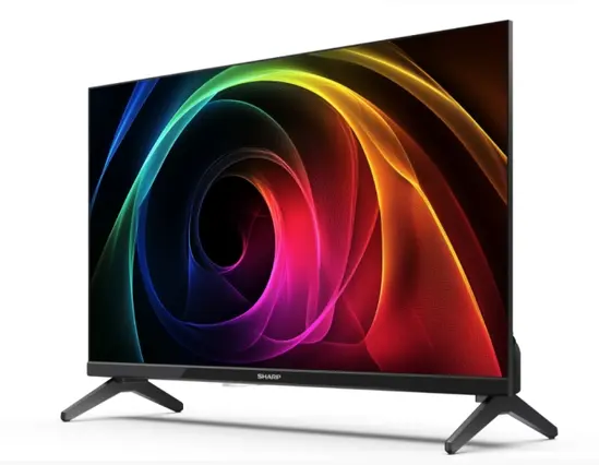 Телевизор Sharp 24HA1205E, 24" LED HD 1366x768 Frameless, 100 000:1, DVB-TT2CSS2, Active Motion 100, Speaker 2x3W, Dolby Digital, CI+, 3xHDMI (ARCCEC), 2xUSB, LAN, VideoAudio input (3 x RCA), Hotel Mode, E, 2 pole Stand