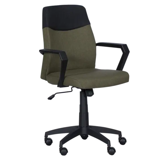 Офис стол ИСКЪР- зелен цвят, два цвята