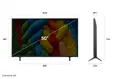 Телевизор LG 50NANO80A3B, 50" 4K HDR Smart Nano Cell TV, 3840x2160, DVB-T2CS2, AI Alpha 7, HDR 10 PRO, webOS 25, ThinQ AI, VRR, ALLM, HGiG, WiFi, Clear Voice, AI Upscaling, Bluetooth, Hdmi e-ARC , CI, LAN, AirPlay2, Chromecast, 2 Pole stand, Black