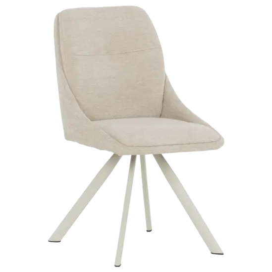 Трапезен стол РАФИ- цвят крем