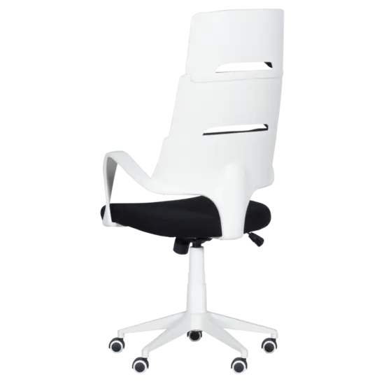 Директорски стол ИЧЕРА- снимка гръб, бял