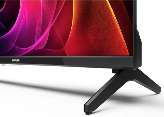 Телевизор Sharp 24HA1205E, 24" LED HD 1366x768 Frameless, 100 000:1, DVB-TT2CSS2, Active Motion 100, Speaker 2x3W, Dolby Digital, CI+, 3xHDMI (ARCCEC), 2xUSB, LAN, VideoAudio input (3 x RCA), Hotel Mode, E, 2 pole Stand