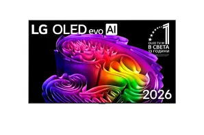 Телевизор LG OLED55G61LW, 55" UHD OLED evo, 4K (3840 x 2160), DVB-C/T2/S2, Full Cinema Screnn, Alpha 11 AI 4K, 120Hz Native (VRR 165Hz), ThinQ AI, HDR10, VRR, NVIDIA G-SYNC, AMD FreeSync, Dolby Vision, Dolby Atmos, Wi-Fi 6, Bluetooth, HDMI, USB, Airplay 2