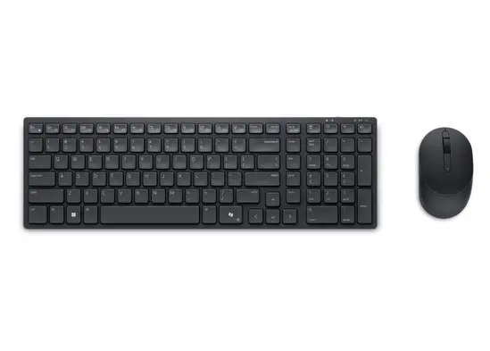 Комплект Dell Pro Compact Silent Keyboard and Mouse - KM555 - US International (QWERTY)