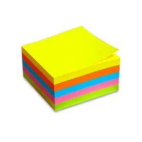 Самозалепващи неонови листчета 76x76 мм – 400 бр.