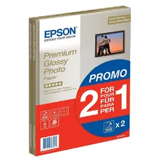 Хартия Epson A4 Premium Glossy Photo Paper 255gsm, 30 sheets