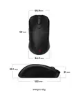 Мишка BenQ ZOWIE S2-DW 4K Wireless Mouse for Esports, Size S, 65g, up to 4000 Hz, up to 3200 DPI, Symmetrical design, Shorter overall wside curves for stable tracking, Wireless w4K enhanced receiver, Powered by Sports Science, Driverless, plug and play