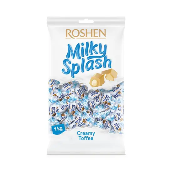 Бонбони Roshen milky splash toffee 1кг