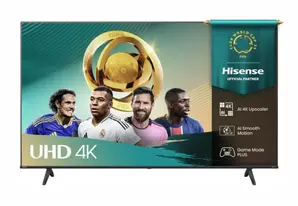 Телевизор Hisense 75' A6Q, 4K Ultra HD 3840x2160, DLED, DFA, Precision Colour, HDR 10+, HLG, Dolby Vision,Light sensor, Smart TV, WiFi, BT, AnyView Cast, Gaming Mode, 1xHDMI2 eArc, 3xHDMI, 2xUSB, LAN, CI+, DVB-T2/C/S2, Black