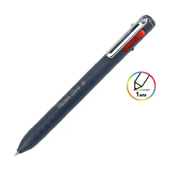 Химикалка автоматична Pentel Izee 4 цвята 1 мм