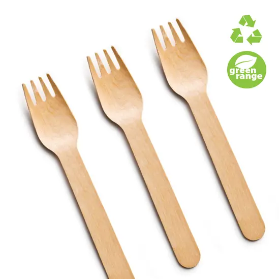 Дървени вилици 50 бр