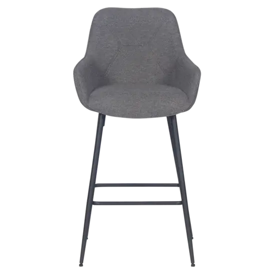 Бар стол Вики-сива дамаска