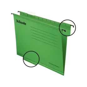 Папка за картотека Pendaflex зелена