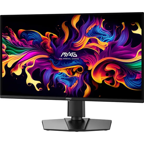 Монитор MSI MAG 274QP QD-OLED X24 Gaming Monitor, 26.5", 0.03ms, 240Hz , 2560x1440, G-SYNC, AMD FreeSync Premium, AI Vision, Console Mode, ClearMR 13000, HDR Ready, DP(1.4a), 2xHDMI(2.1), Pivot, Heigh Adj., VESA 100, Black, 6.7kg