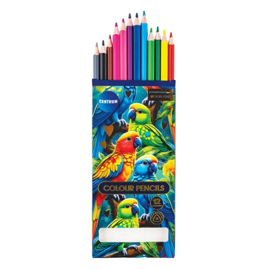 Моливи цветни Centrum Parrot 12 цвята