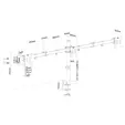 Стойка Neomounts Flat Screen Desk Mount (clamp/grommet) for 3 Monitor Screens