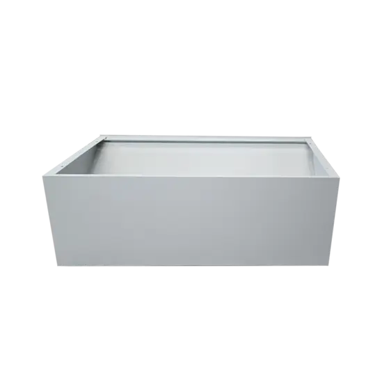 Наклонен покрив с гръб серия BTL - сниман отзад