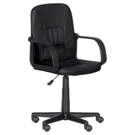 Работен стол МИНА- сниман отстрани, черен цвят