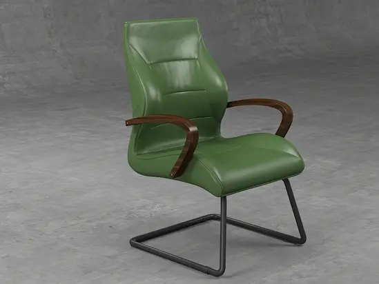 Посетителски стол ВОКИЛ ARS 10- дървени подлакътници