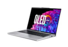Лаптоп Acer Swift Go14, SFG14-73-56V2, Intel Core Ultra 5 125U (up to 4.3GHz, 12MB), 14' 3K (2880x1800) Cine Crystal OLED WQ2.8K 90Hz, 16GB DDR5(on bord) no slot, 1024GB, Intel Graphics, QHD Webcam, FPR, KB backlight, Wi-Fi 6E, BT 5.3, Win 11 Home, Pure S
