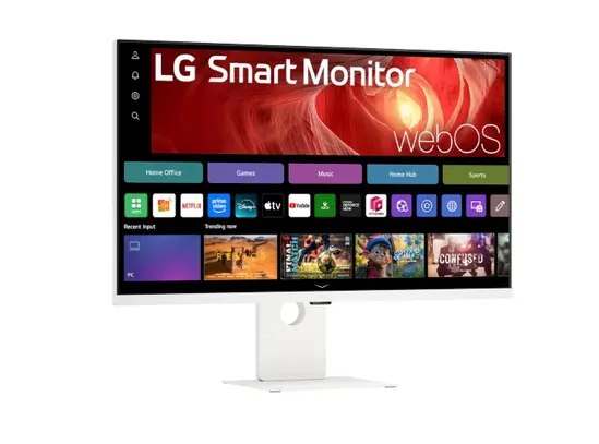 Монитор LG 37U730SA-W, 37' Smart  webOS 4K, IPS AG, DCI-P3 90%, 5ms, 300 cdm2, 1000:1, 3840x2160, HDR 10, USB Type-C, PD 65W,  AirPlay 2, HDMI, LG Switch, Reader Mode, TiltSwivel