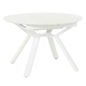 Трапезна маса АРИЯ разтегателна- в бял цвят