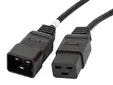 Кабел Lanberg EXTESION CABLE IEC 320 C19  C20 1.8m VDE, black