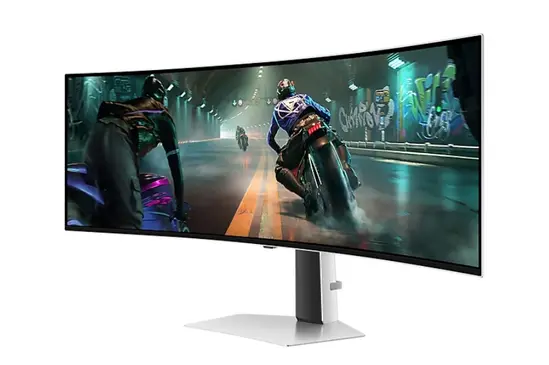 Монитор Samsung LS49DG910, 49" Odyssey G9 GAMING, Curved OLED, 1800R, 144Hz, Smart. 32:9, 5120 x 1440, Display Port , HDMI,Micro HDMI, USB Hub, Silver + Logitech G102 Mouse, Lightsync RGB, 8000 DPI, 6 Programmable Buttons, Black