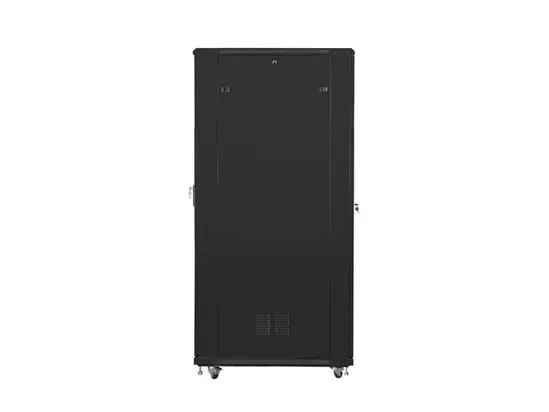 Комуникационен шкаф Lanberg rack cabinet 19' free-standing 42U800x1200 (flat pack) black