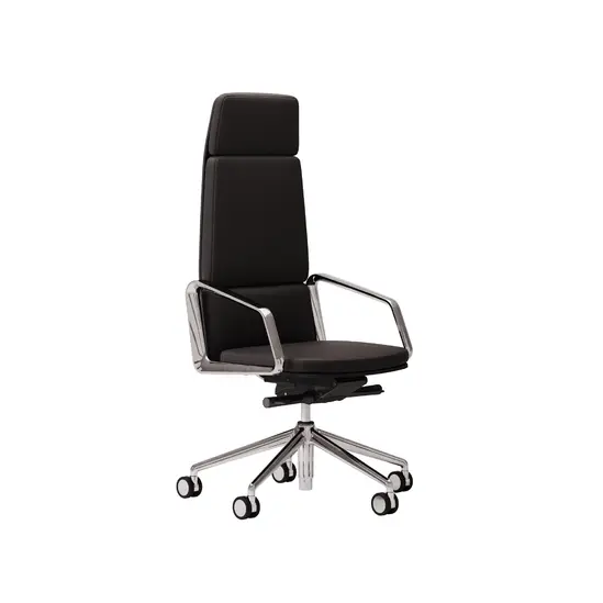 Директорски стол LEAD- хромирана база