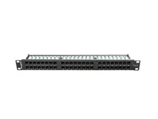 Пач панел Lanberg patch panel 48 port 1U CAT.6, black