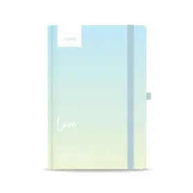 Бележник STREET A5 - синьо-зелен