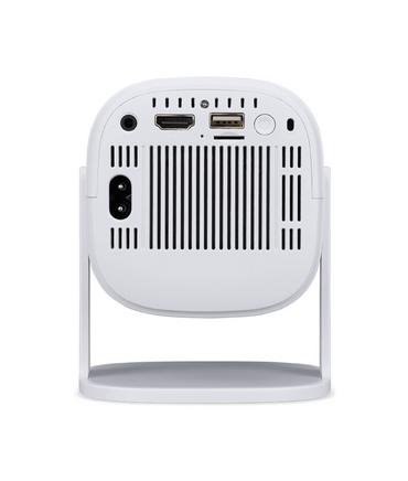 Мултимедиен проектор AOPEN QH15s (powered by Acer), LCD, 720p (1280x720) max.(1920x1080), 6500 LED Lm, (180 ANSI), 1000:1, HDMI, USB (Type A 2.0), Micro SD, Smart PJ, Wifi, PC Audio (3.5mm mini jack), BT Wireless Audio (V 5.4, BT Out), DC Out (5V/0.5A), 1