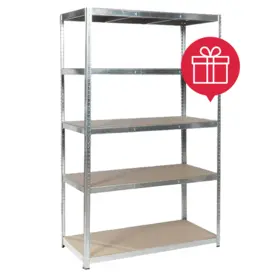 Метален стелаж BTL цинк 180x120x60см 250кг/ рафт