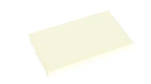 Самозалепващи листчета 125х75мм жълт пастел