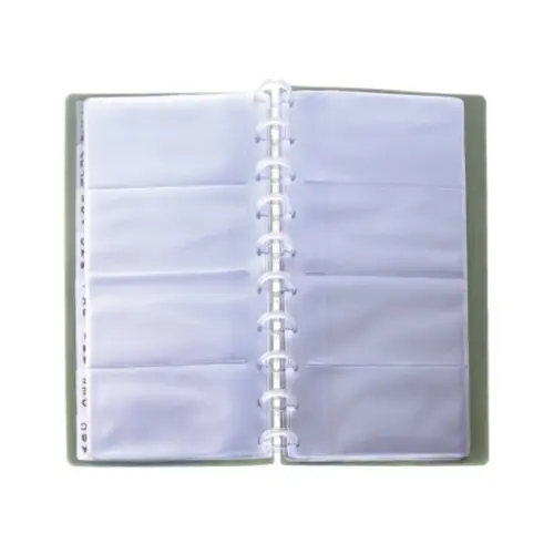 Визитник за 96 визитки Geode® спирала с азбучник