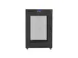 Комуникационен шкаф Lanberg rack cabinet 19' free-standing 22U800x1000 (flat pack) with mesh door lcd black v2