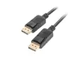 Кабел Lanberg displayport MM cable 19 pin v1.2 0.5m 4k black