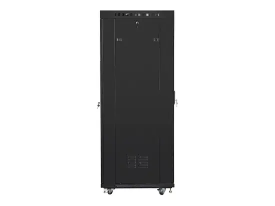 Комуникационен шкаф Lanberg rack cabinet 19' free-standing 37U800x1000 (flat pack) with glass door lcd black v2