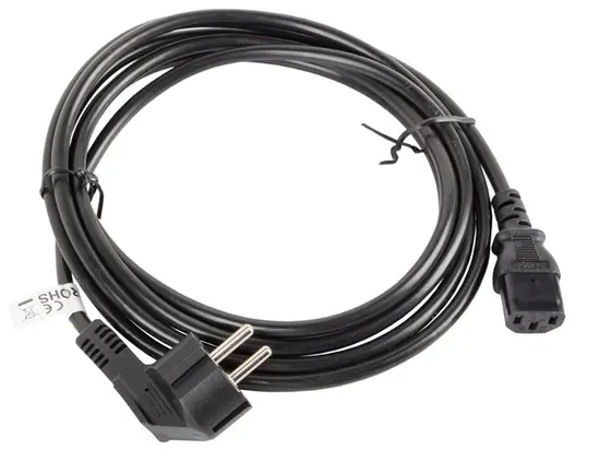 Кабел Lanberg CEE 77 - IEC 320 C13 power cord 3m VDE, black