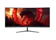 Монитор Acer Nitro ED340CURJ0bmiipx, 34'' Curved 1500R WQHD (3440x1440), VA, 120Hz, 100M:1, 250 nits,  4ms (GTG)/1ms (VRB), 99% sRGB, FreeSync Premium, HDR10, 2xHDMI, DP, Audio Out, ZeroFrame, Speakers 2x2W, Tilt, VESA, Energy Class F, Black, 2Y