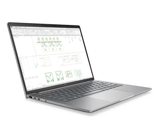 Лаптоп HP ZBook 8 G2i AI 14" Meteor Silver, Ultra 7 356H(up to 4.7Ghz/18MB/16C), 14" AG WUXGA 400nits, 24GB 5600Mhz 1DIMM, 1TB PCIe SSD, WiFi7+BT6, FPR, Smart Card Reader, Nvidia RTX PRO 500 4GB, Backlit Kbd, 8C Batt, Win 11 Pro, 3Y OnSite