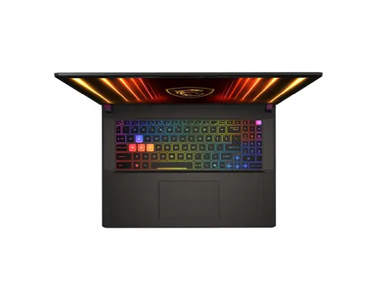 Лаптоп MSI Vector 17 HX AI A2XWJG, NVIDIA GeForce RTX 5090 24GB GDDR7 1824 AI TOPS, Intel Core Ultra 9 275HX (24C24T up to 5.4 GHz, 36 MB), 17' 16:10 QHD+(2560x1600), 240Hz, 32GB 2x16 Up to DDR5-6400 , 1TB PCIe Gen4x4 SSD, Intel Killer Wi-Fi 7, Windows 1